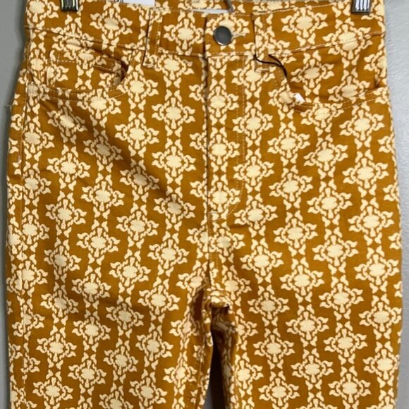 Zara Women  THE DREED FLARE PRINTED JEANS Size 26 - Picture 9 of 9